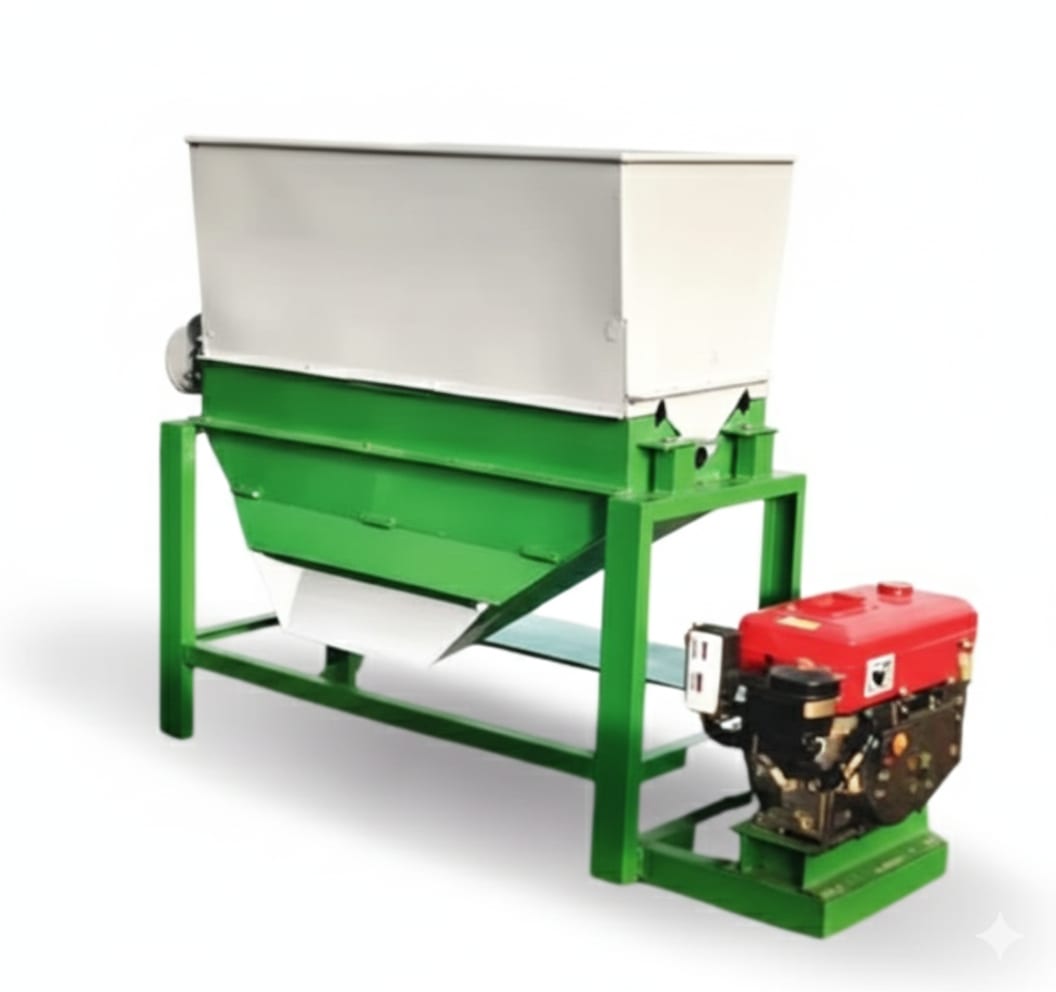 Cassava Peeling Machine (Motorized / Engine-Driven)