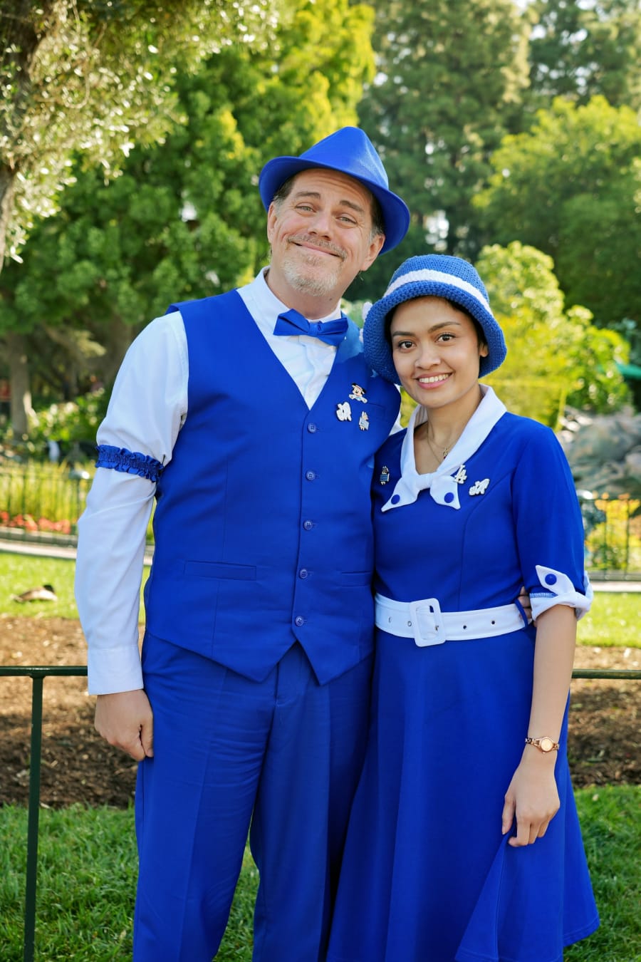 Dapper Dodgers Portrait at Disneyland Dapper Dodgers Portrait at Disneyland