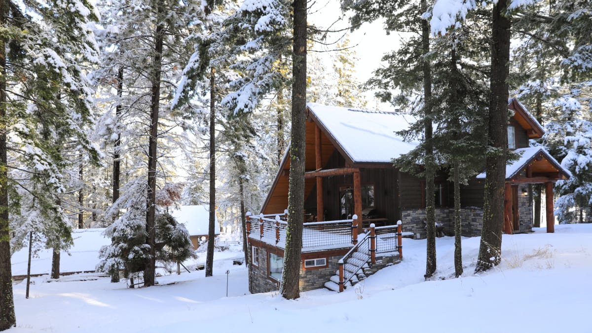 Maison en hiver