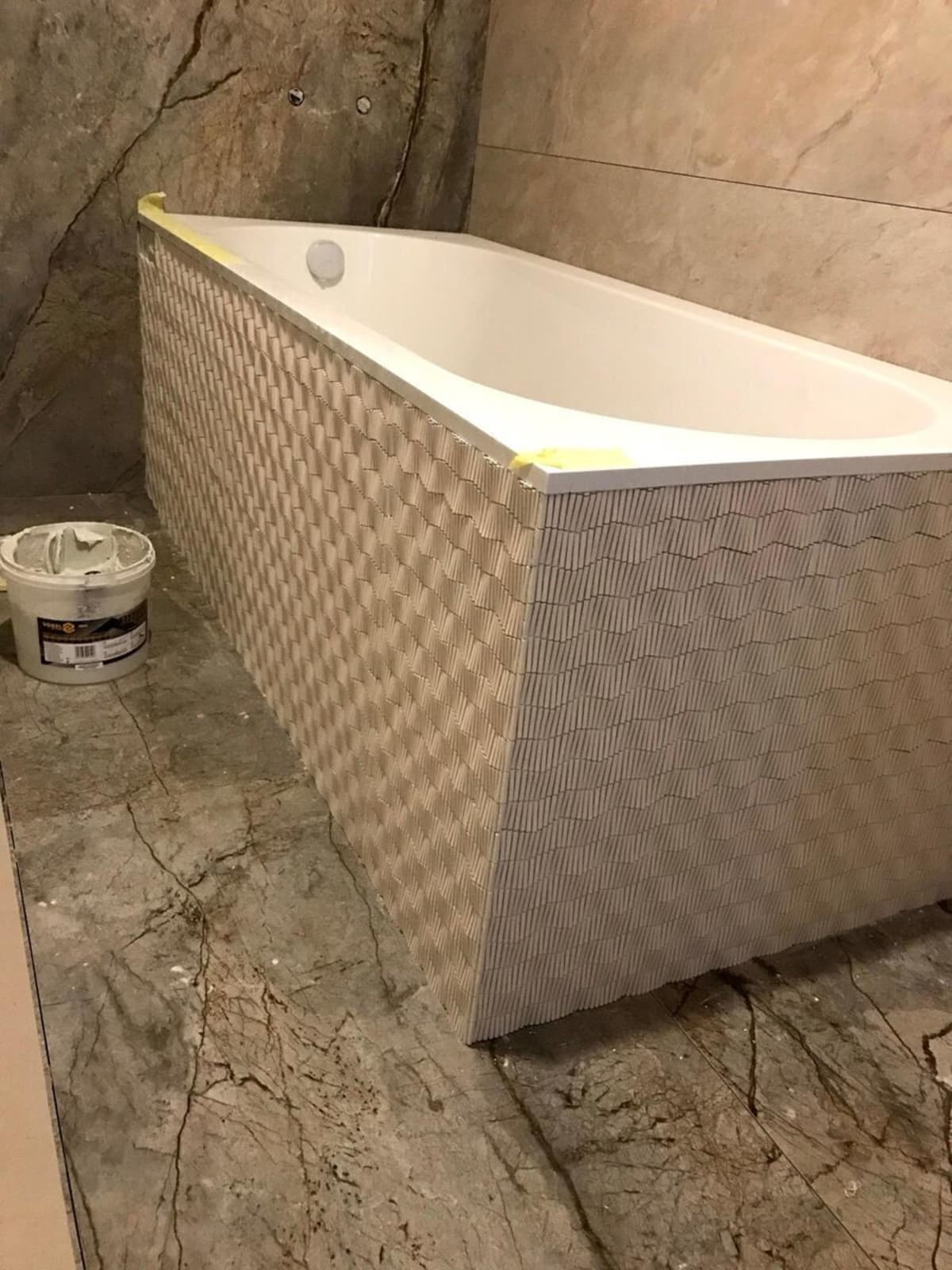 Bathroom floor tile