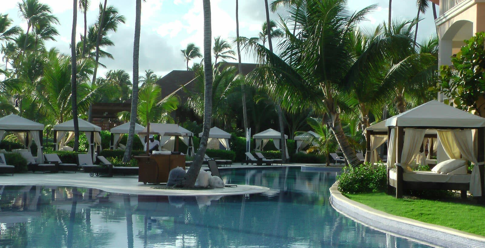 Luxury resort pool