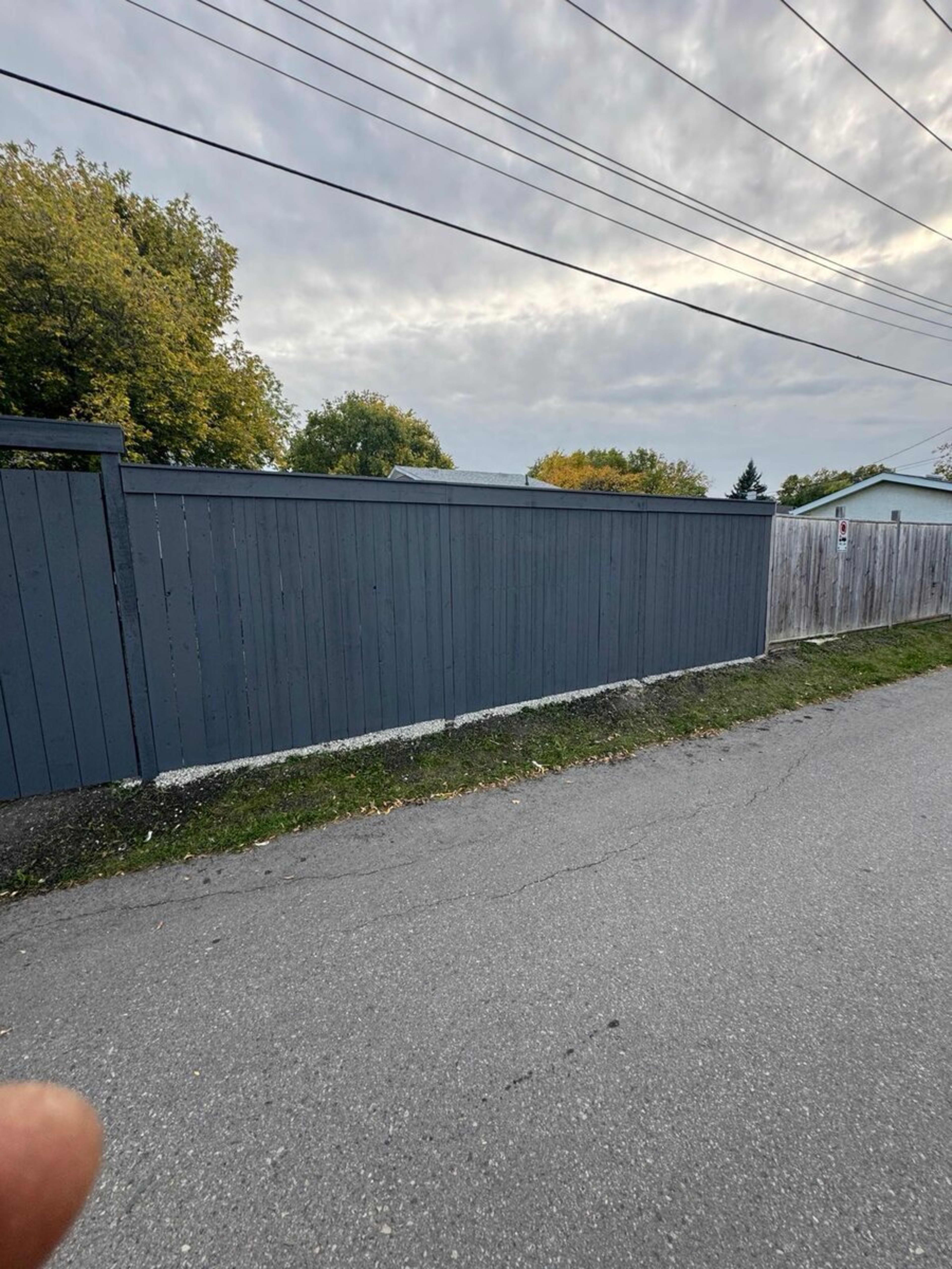 Privacy fence installation