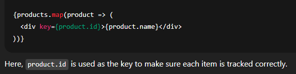 React Key Illustration