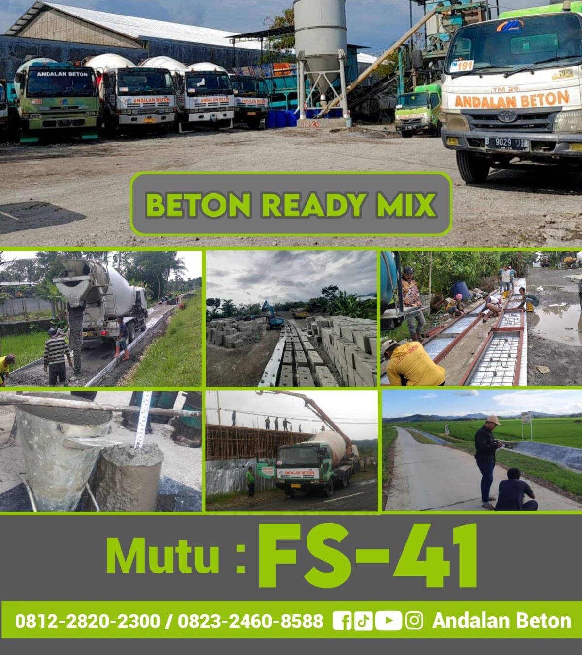 Beton Ready Mix  FS 4,1 MPa