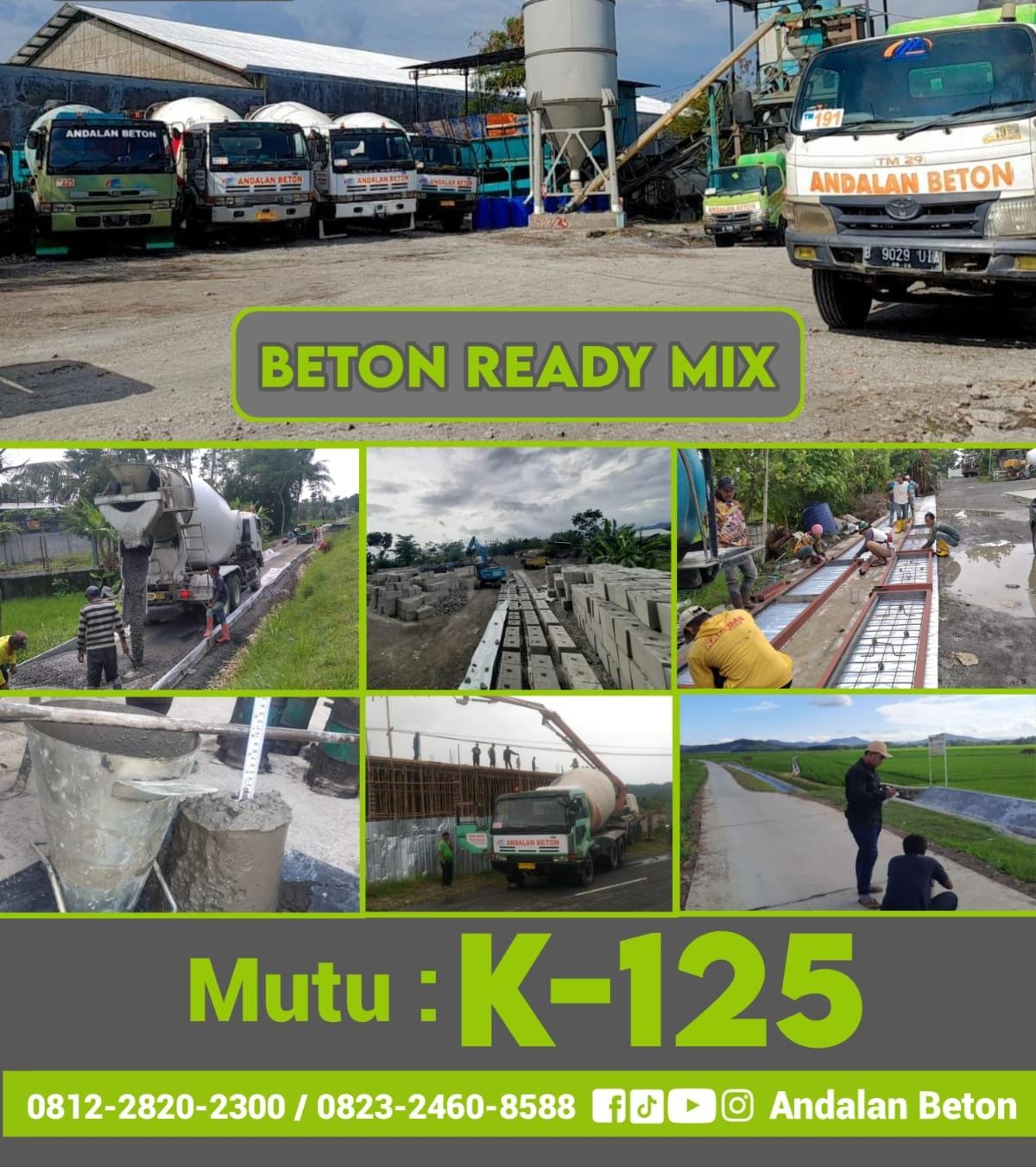 Beton Readymix K-125