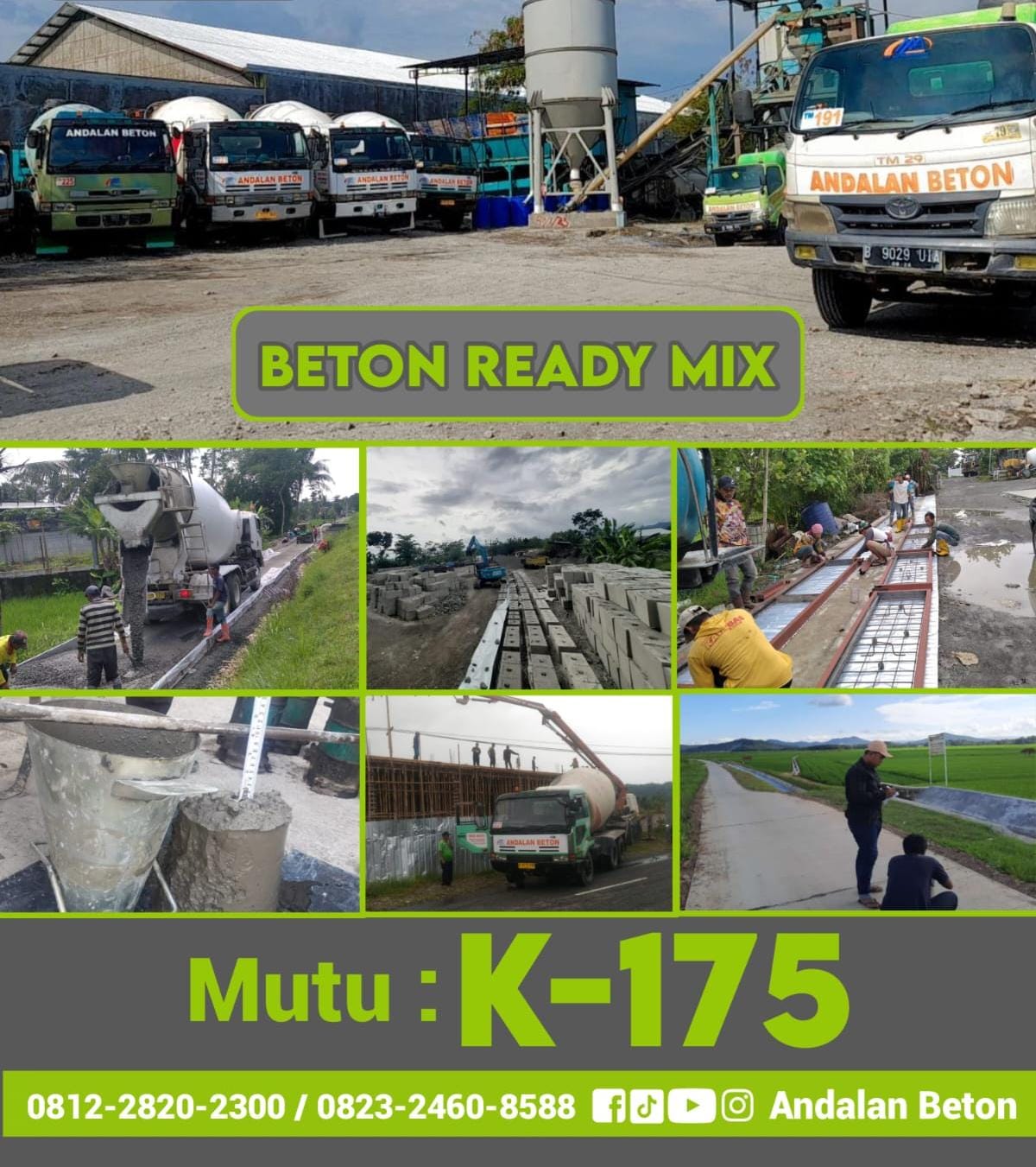 Beton Ready Mix K-175