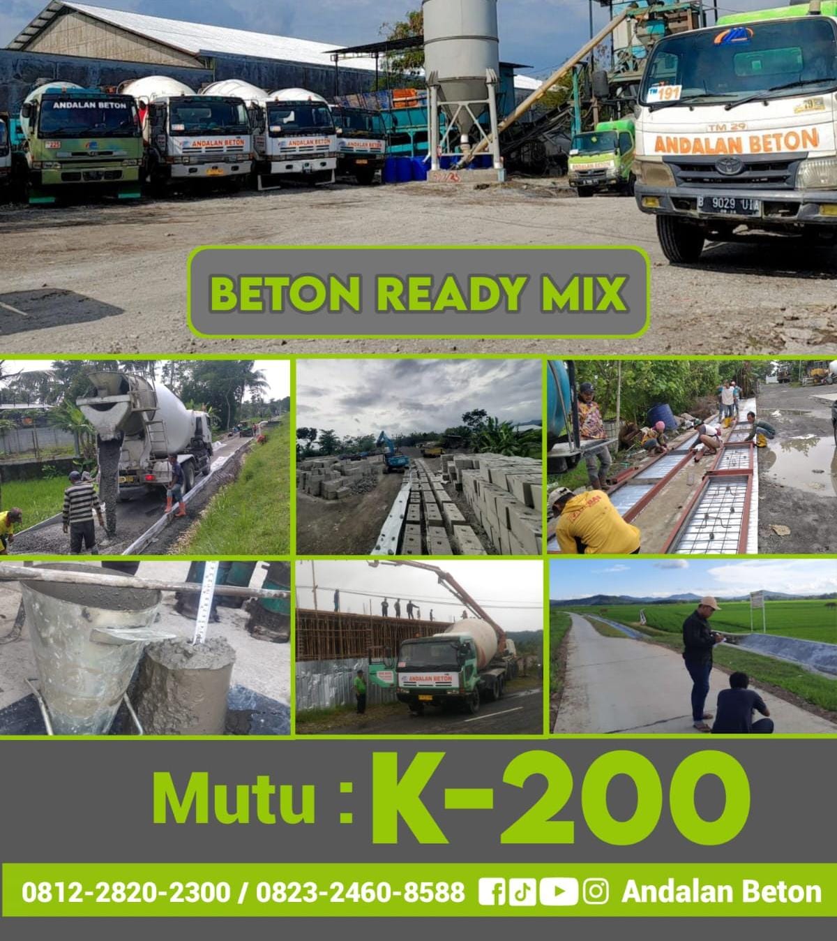 Beton Readymix K-200