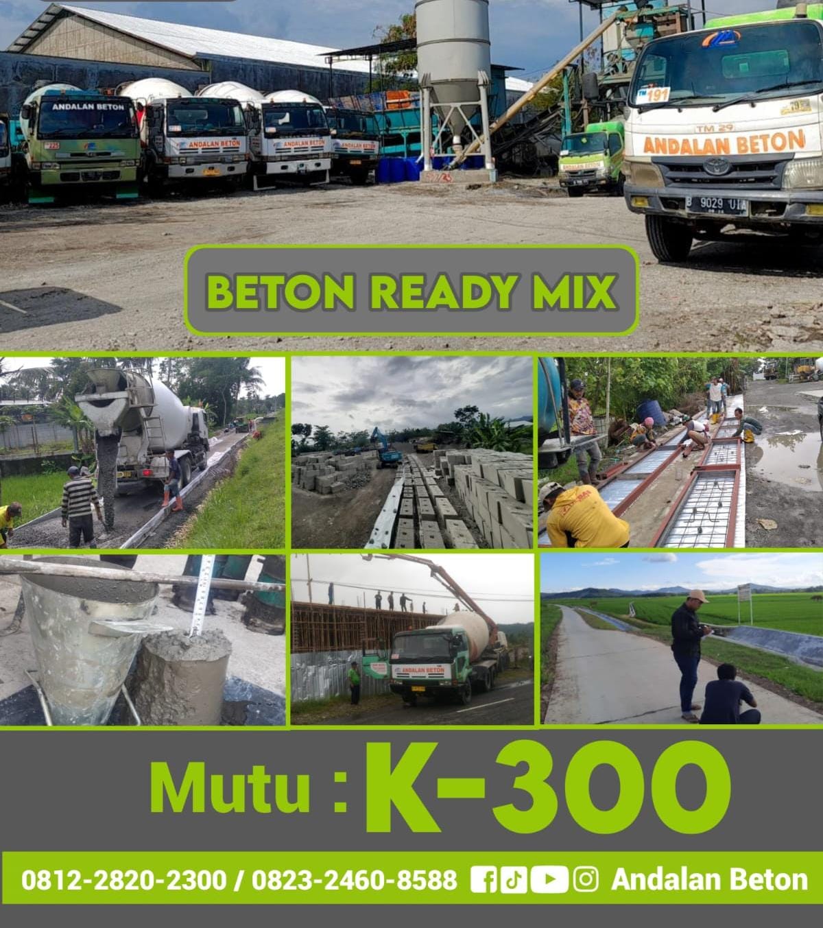 Beton Ready Mix  K-300