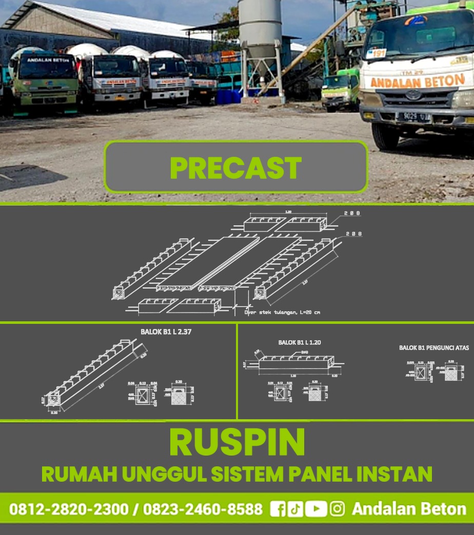 RUSPIN (Rumah Unggul Sistem Panel Instan)