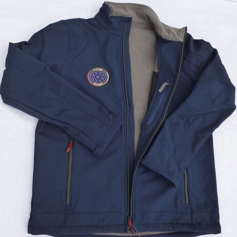 Marineblauw Softshell jas