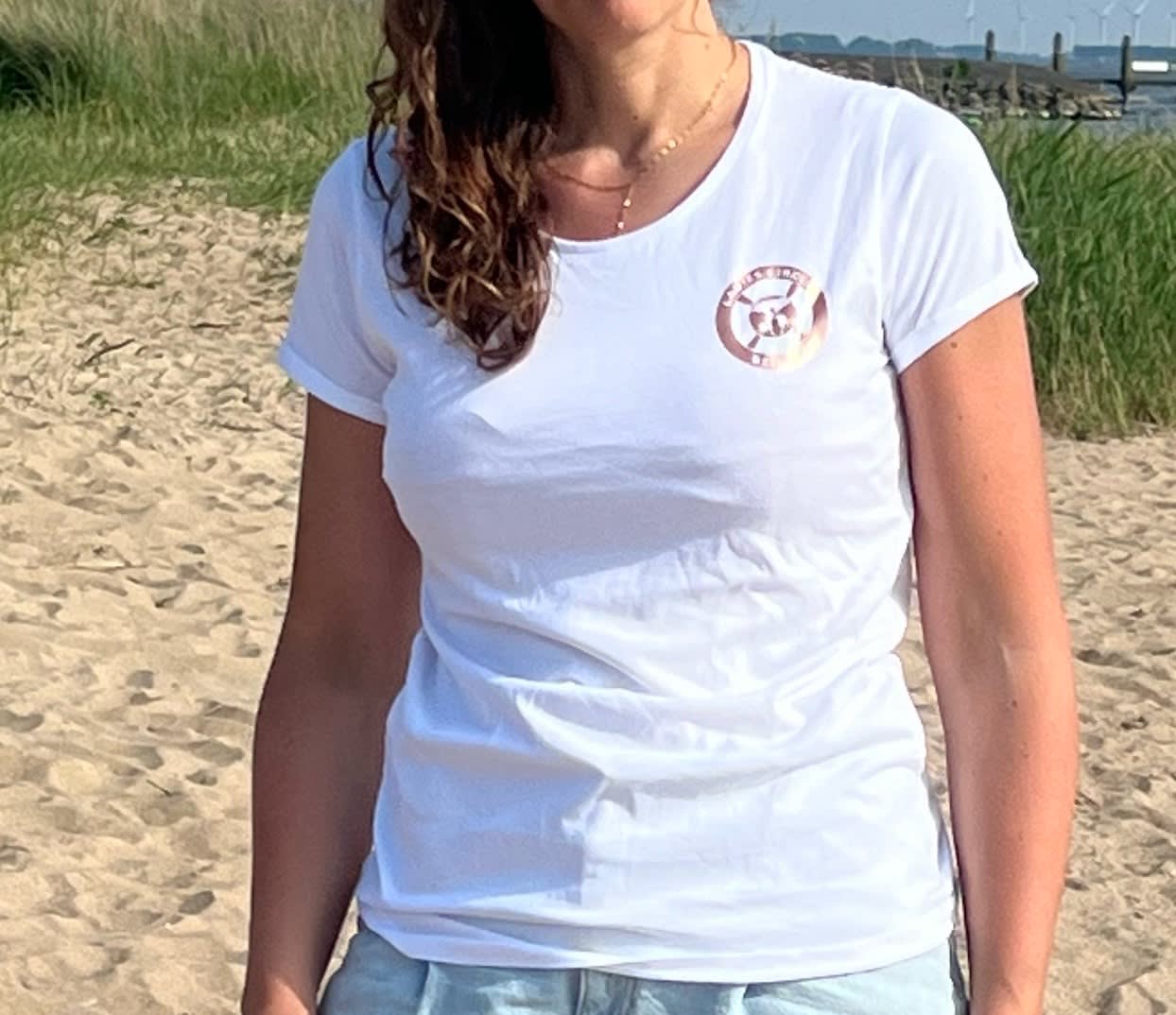 T-Shirt LCB logo gold/rosé