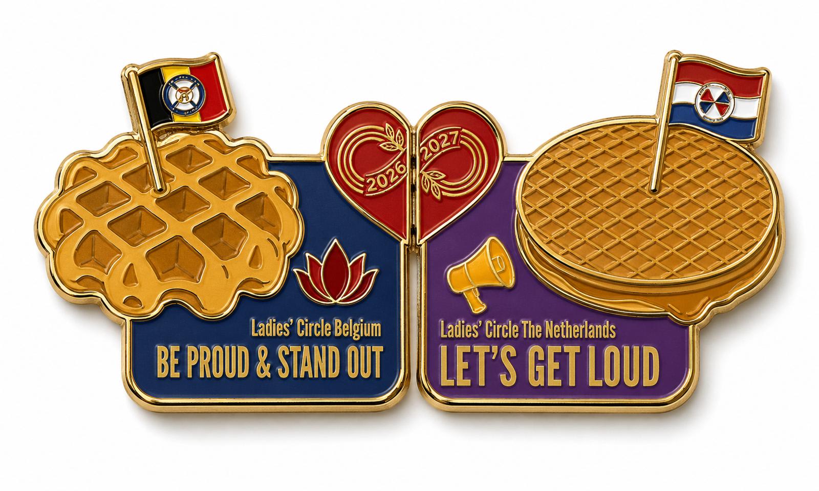 LCBE - LCNL Waffle Pin