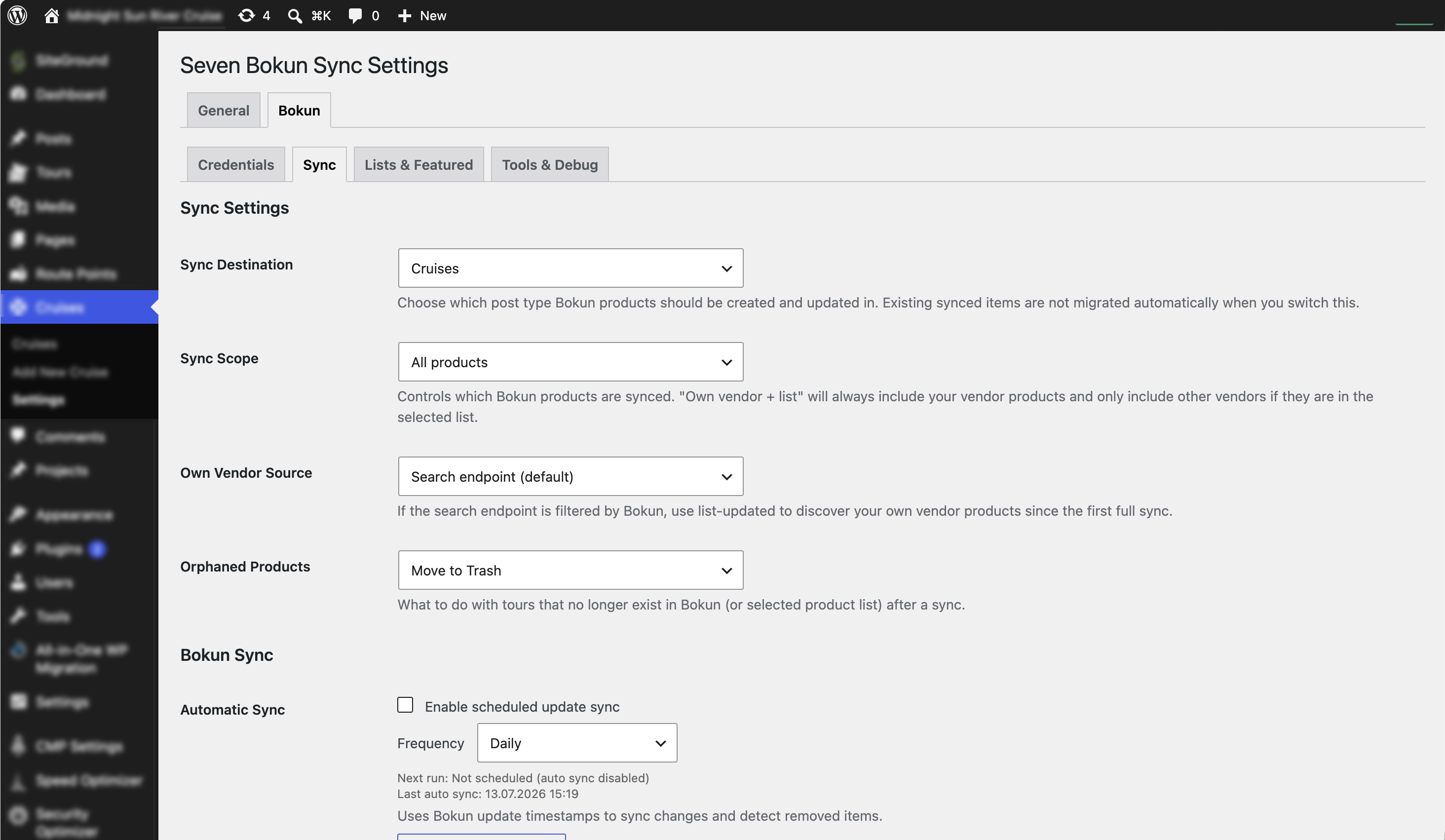 Bokun Sync Platform