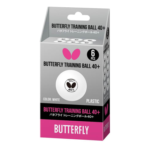М'ячі Butterfly Training Ball 40+ (6шт в уп)