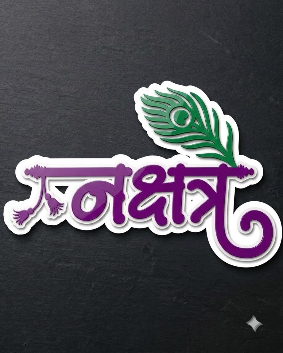 Nakshytra Marathi Home Name – Acrylic by Marathi Design
