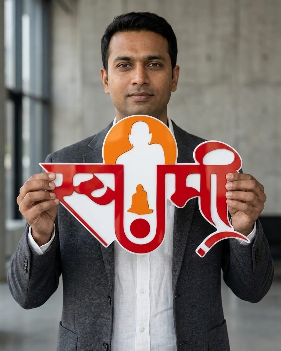 Swami Marathi Name for Villa – Custom Acrylic by Marathi Design