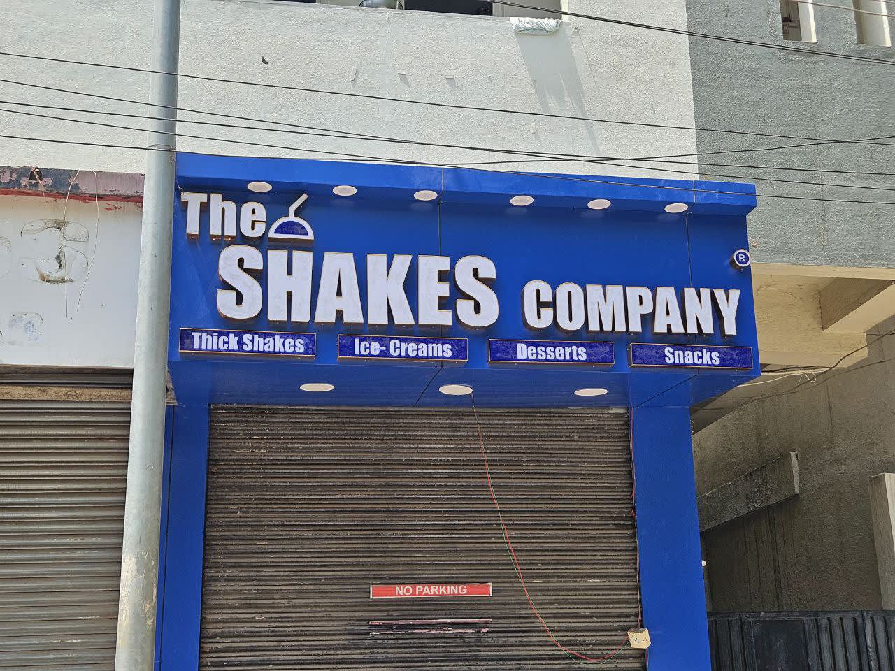 THE SHAKES COMPANY - Blue ACP + Acrylic LED Leters