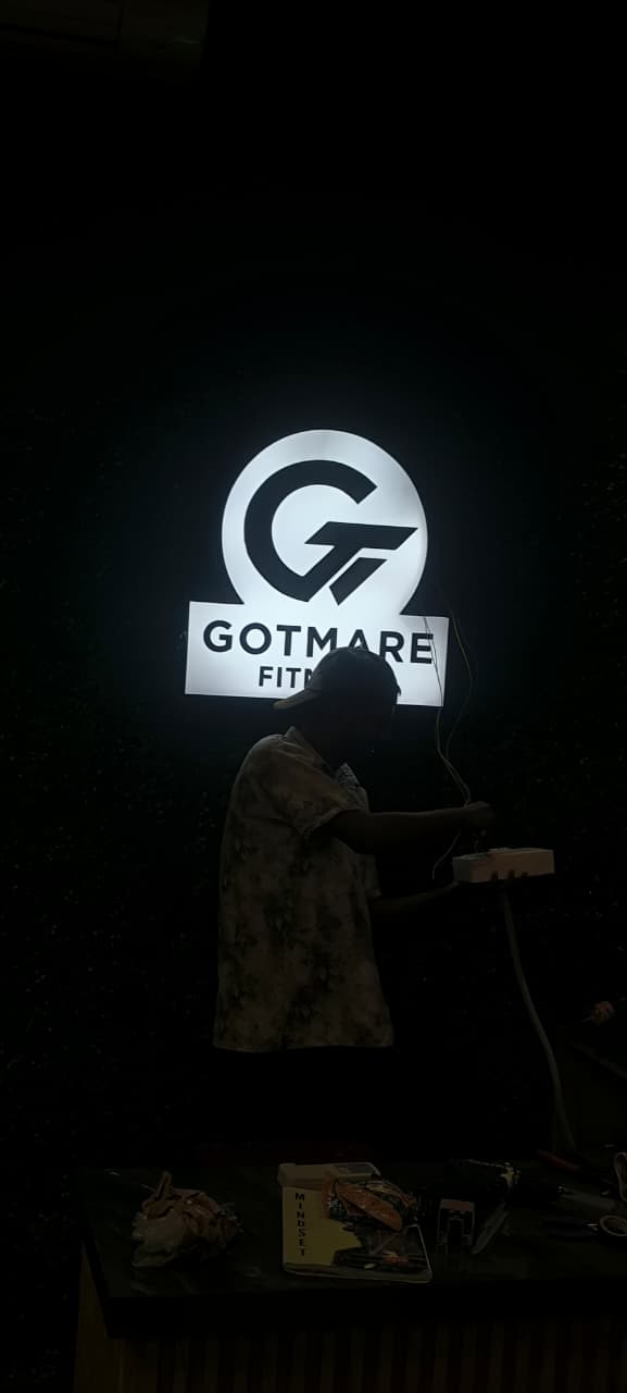 Gotmare Fitness - Acrylic LED Logo