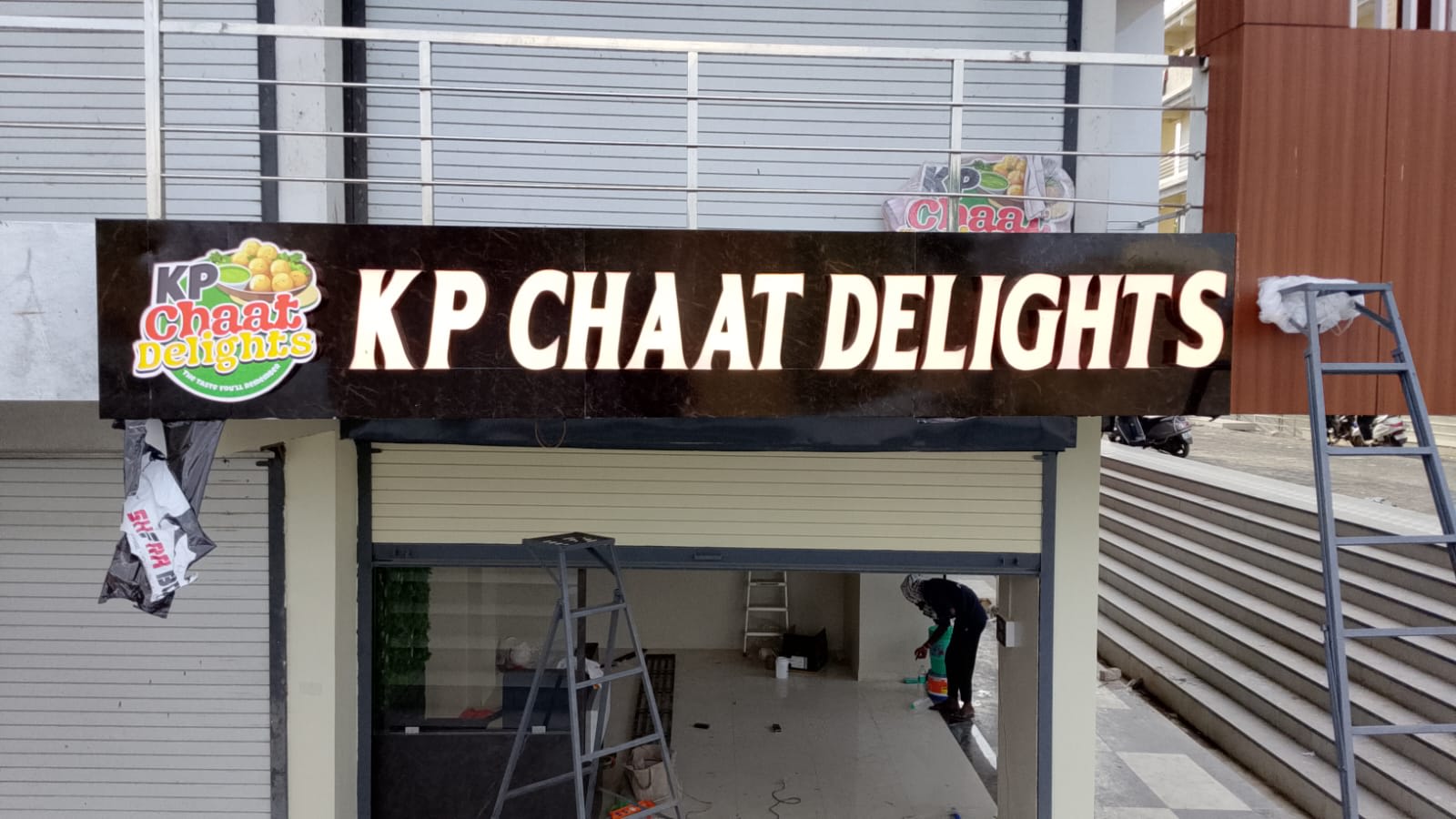 KP Chaat Delights - ACP + Acrylic LED Letters