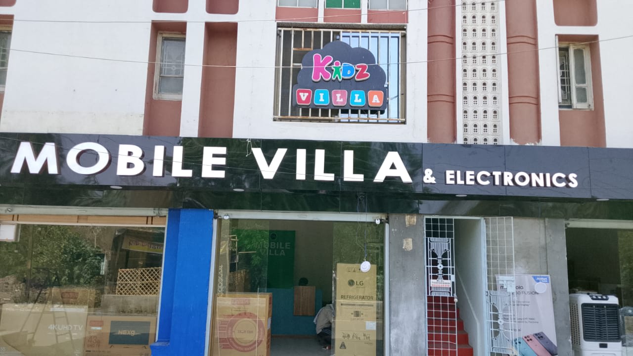 Mobile Villa - ACP + Acrylic LED Letters