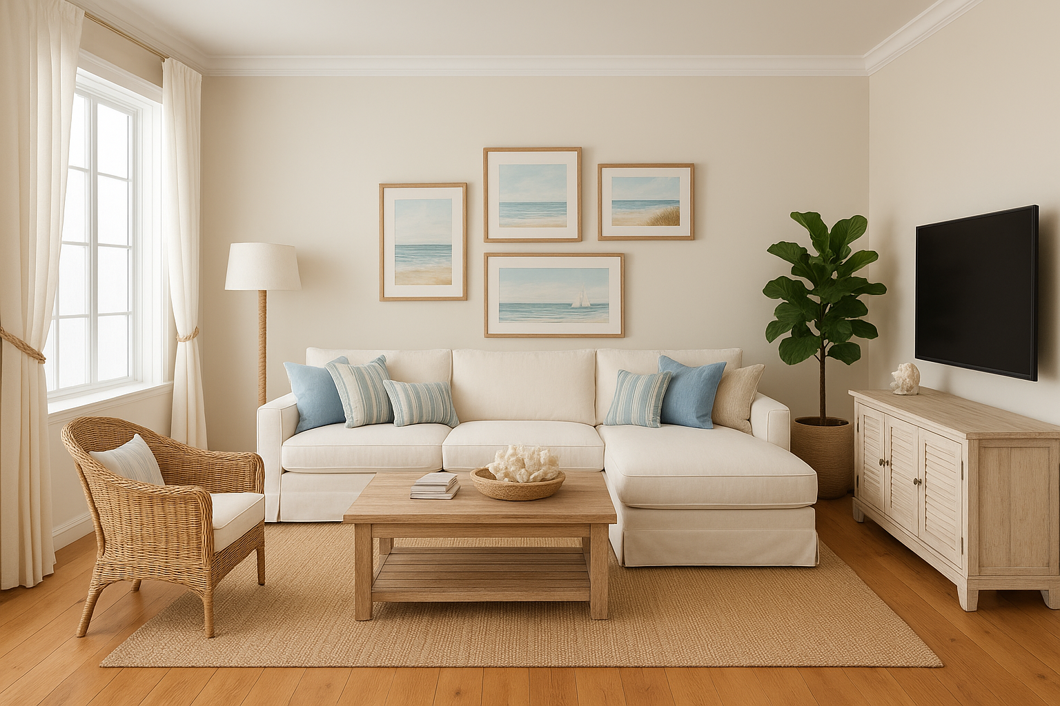 Staged room