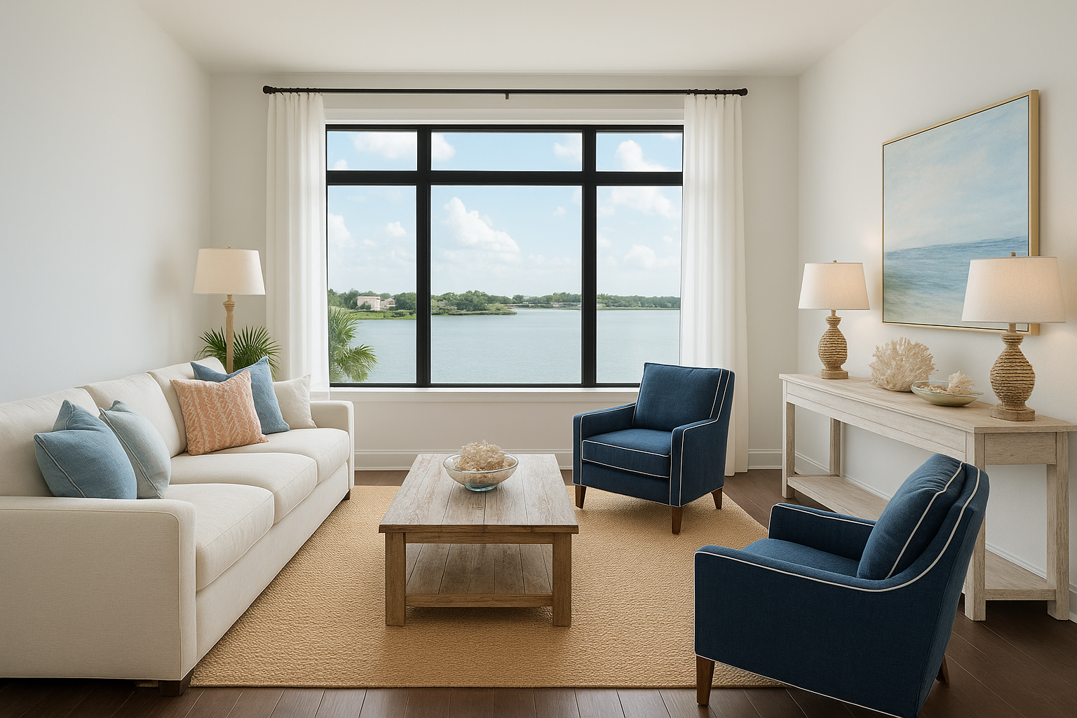 Staged room