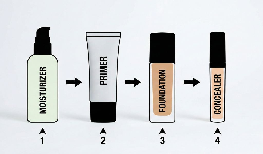 Kesalahan Memakai Foundation