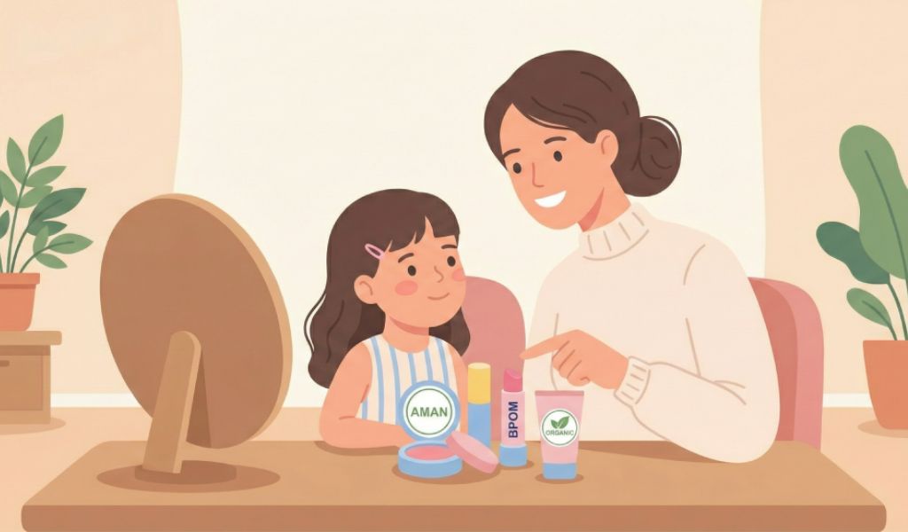 Cara Memilih Makeup Anak
