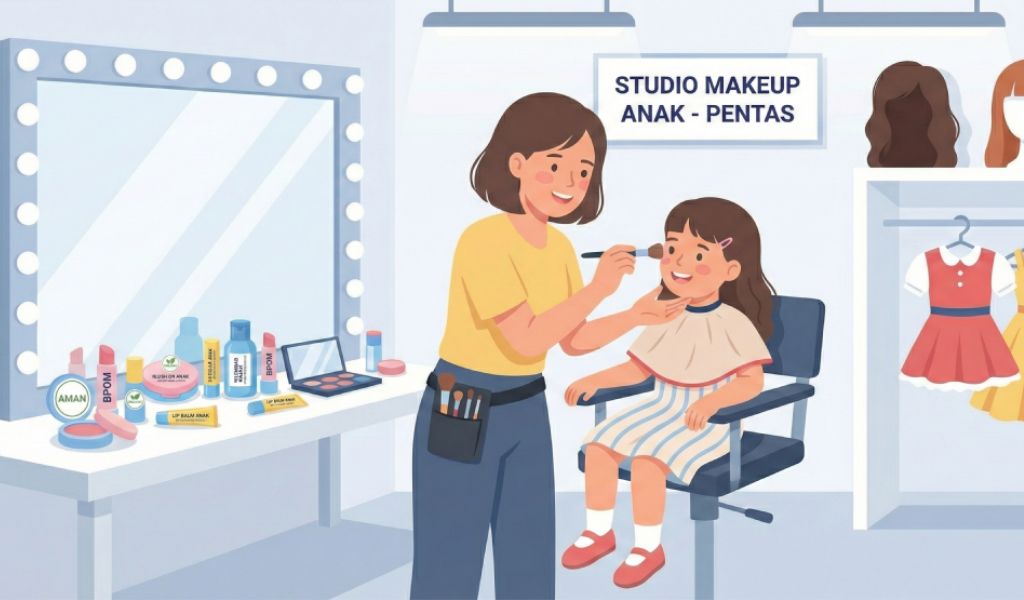 Cara Memilih Makeup Anak