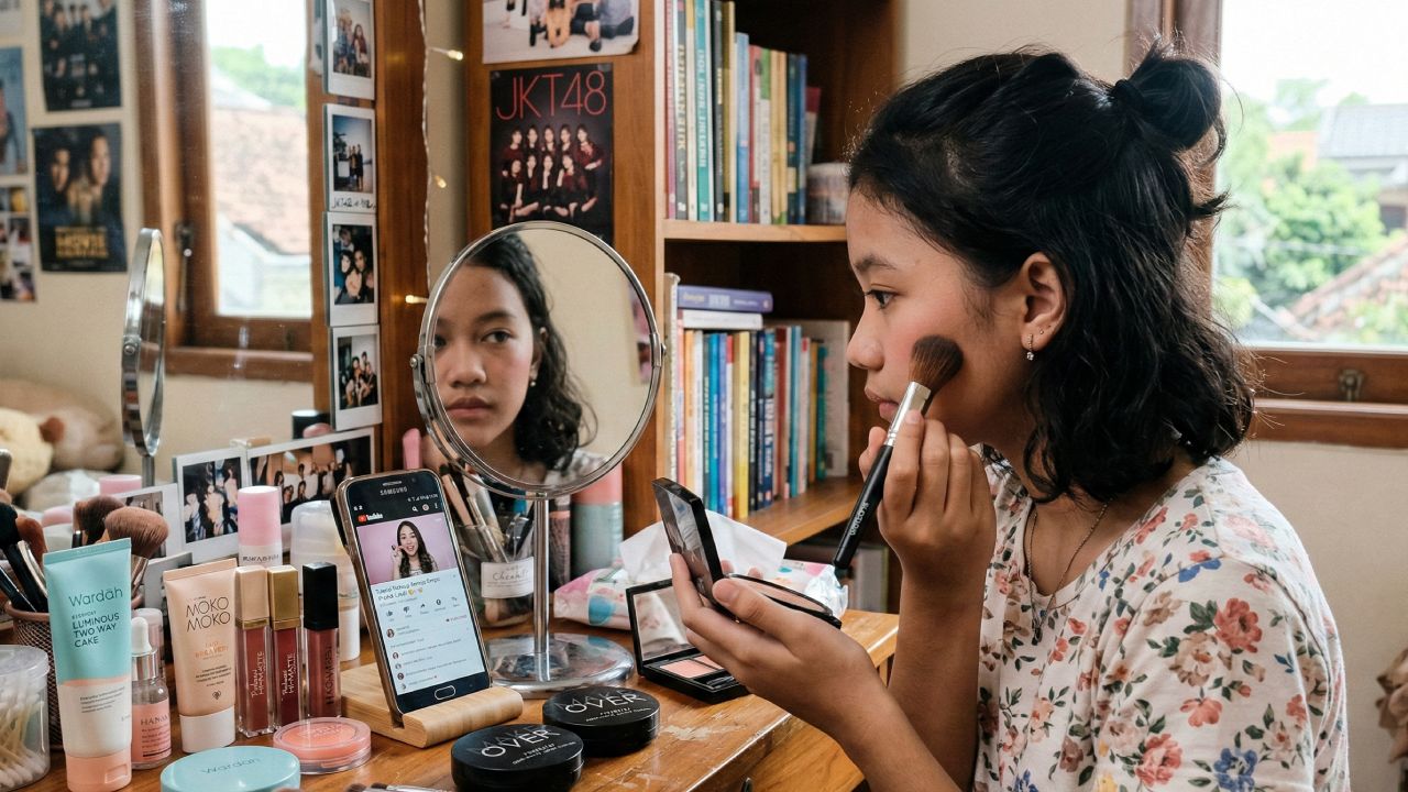 cara douyin makeup pemula