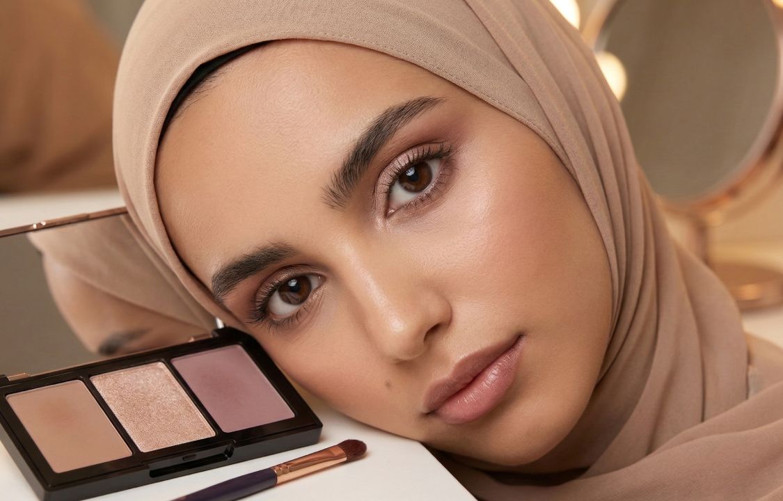 tips make up hijab agar kulit terlihat cerah