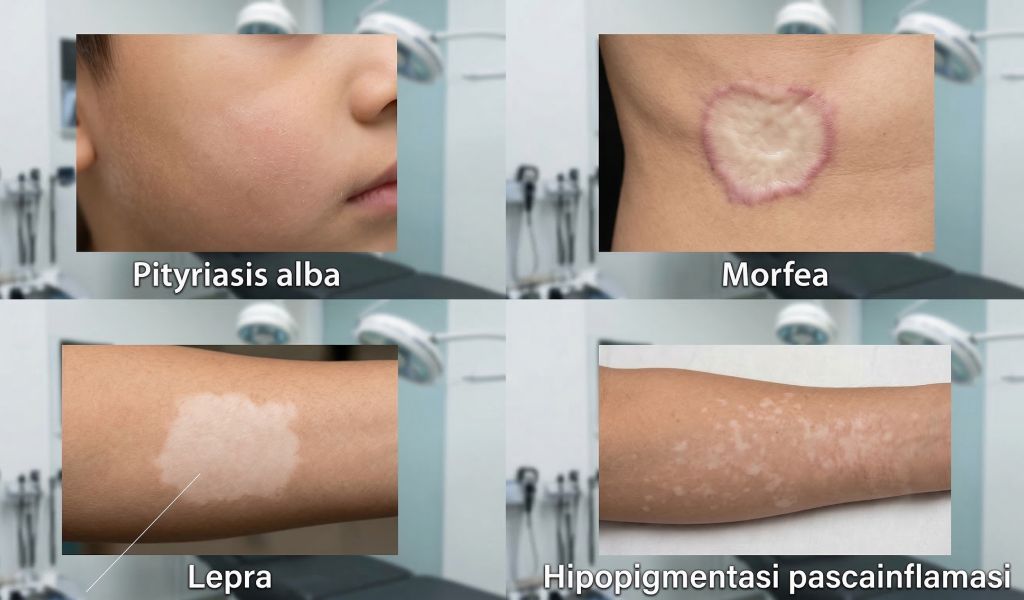 Perbedaan Panu dan Vitiligo di Wajah