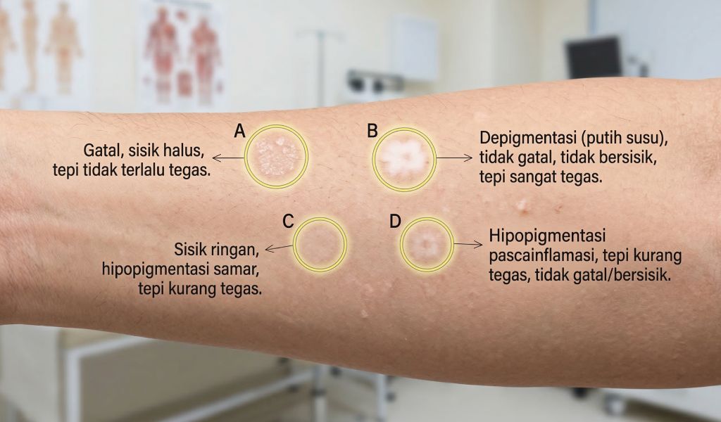 Perbedaan Panu dan Vitiligo di Wajah