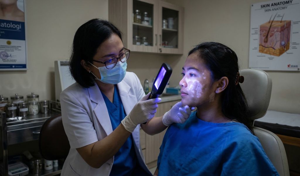 Perbedaan Panu dan Vitiligo di Wajah