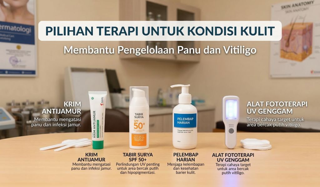 Perbedaan Panu dan Vitiligo di Wajah