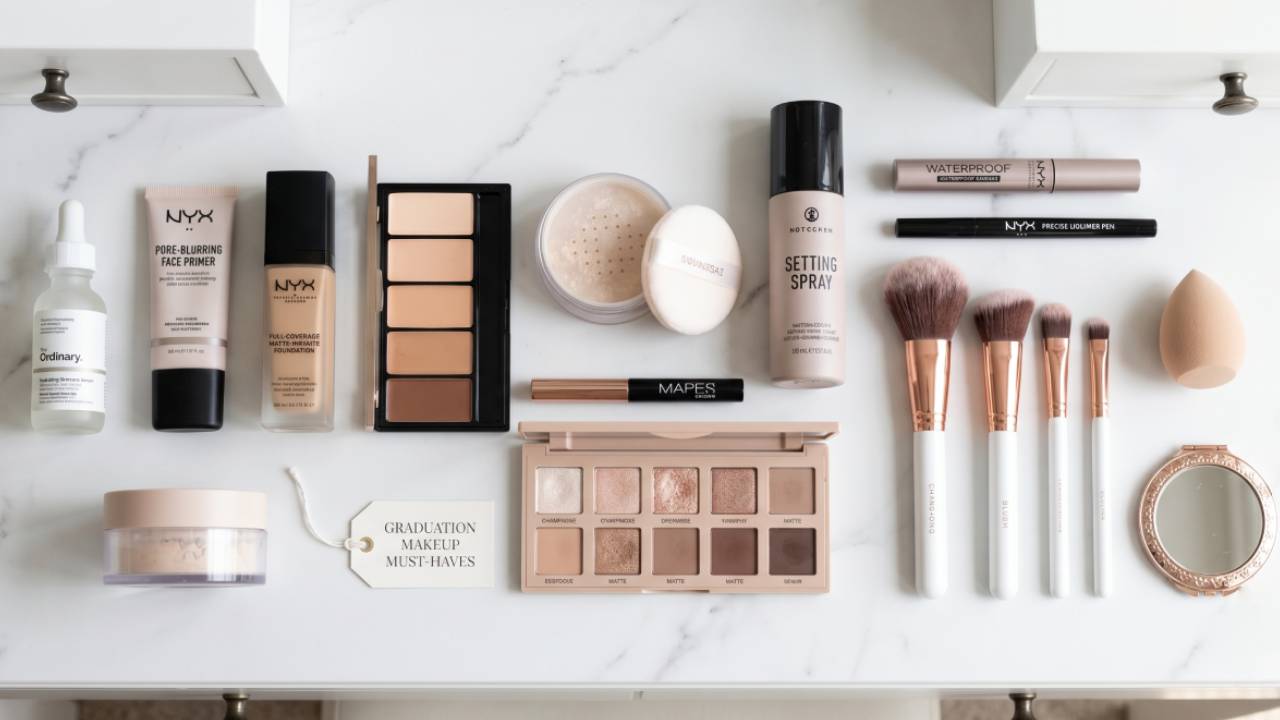 Makeup Wisuda untuk Wajah Bulat