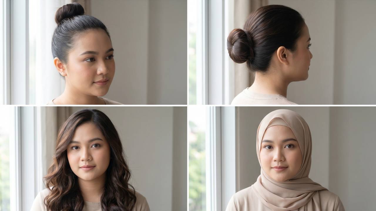 Makeup Wisuda untuk Wajah Bulat