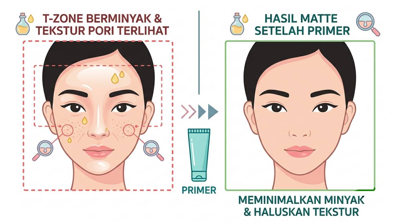 primer makeup untuk kulit berminyak