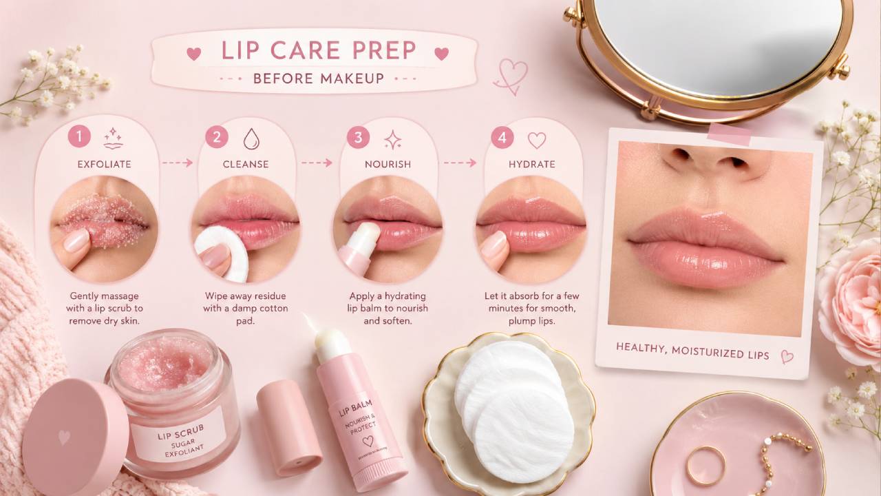 ombre lips bibir gelap