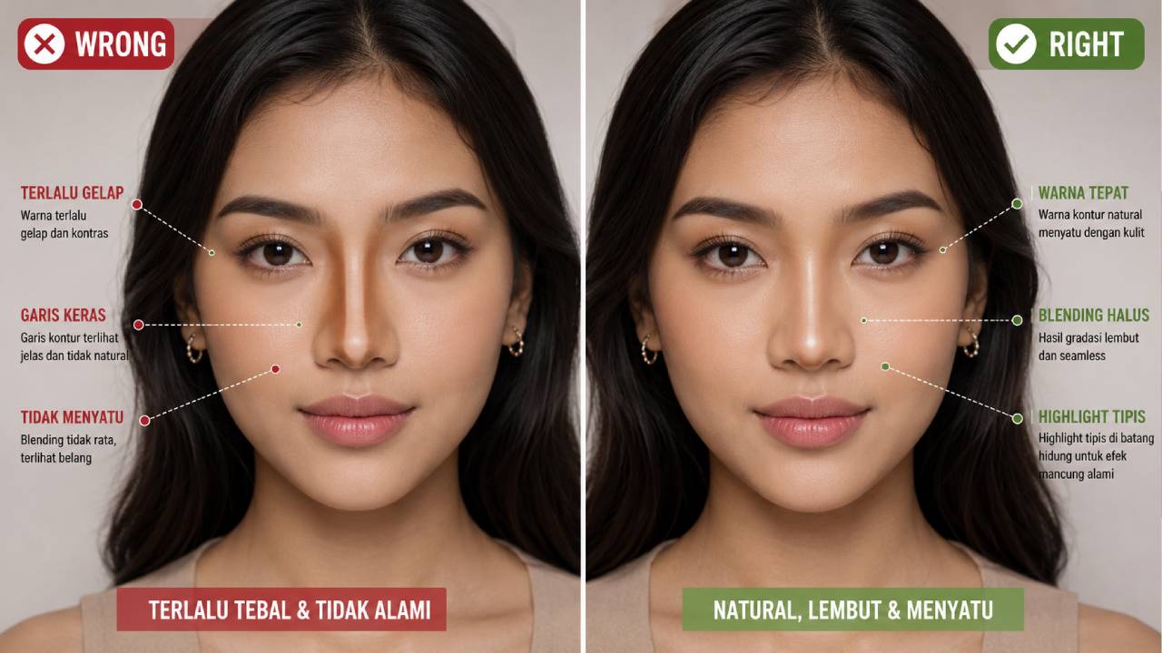 contour nose bridge