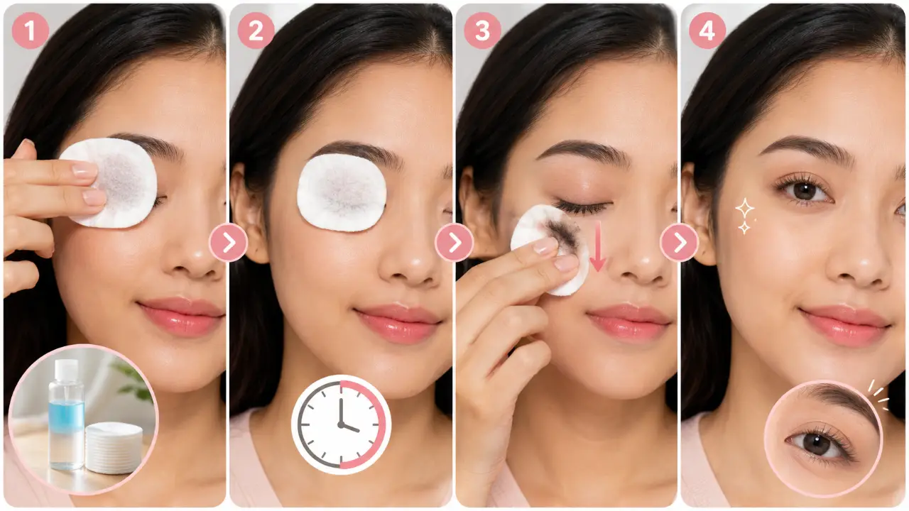 cara membersihkan mascara waterproof