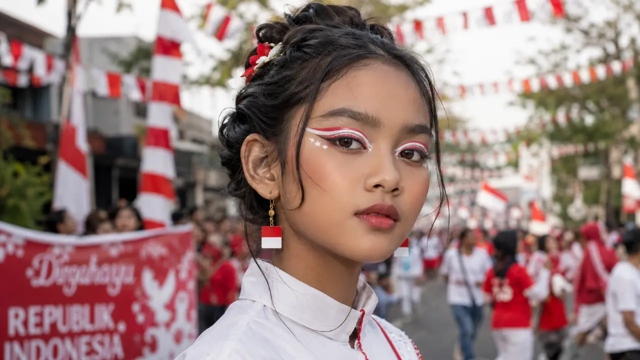 makeup karnaval budaya Agustusan
