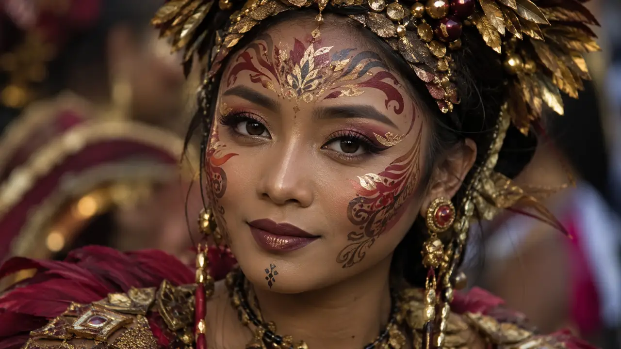 makeup karnaval budaya Agustusan