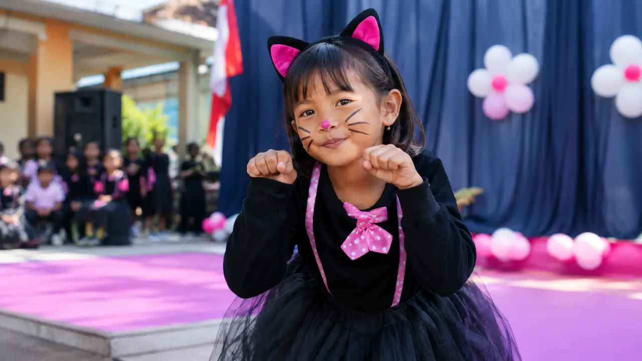 makeup karnaval anak Malang