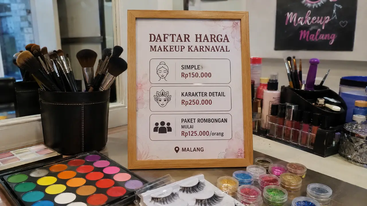 harga makeup karnaval di Malang