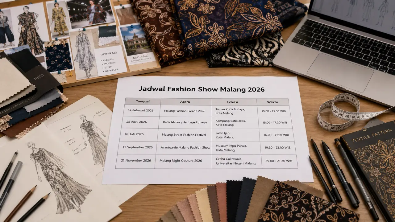jadwal fashion show Malang 2026
