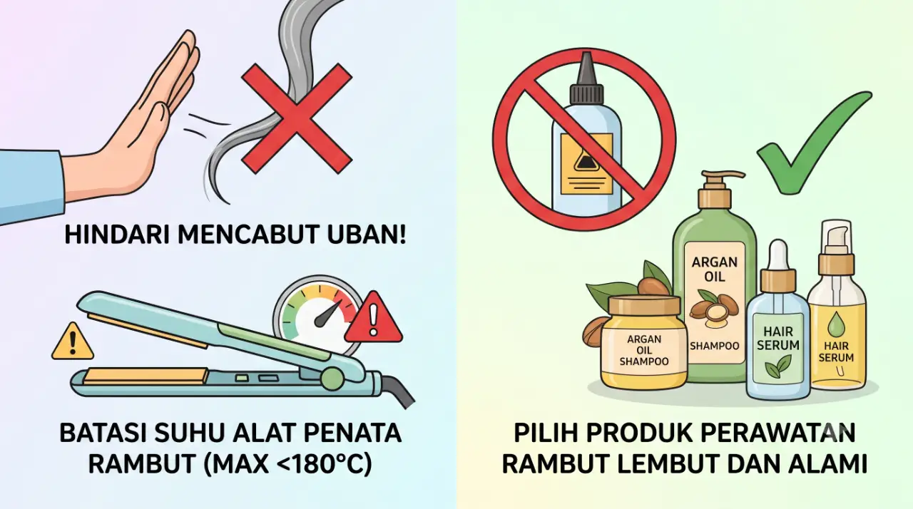 cara merawat rambut beruban