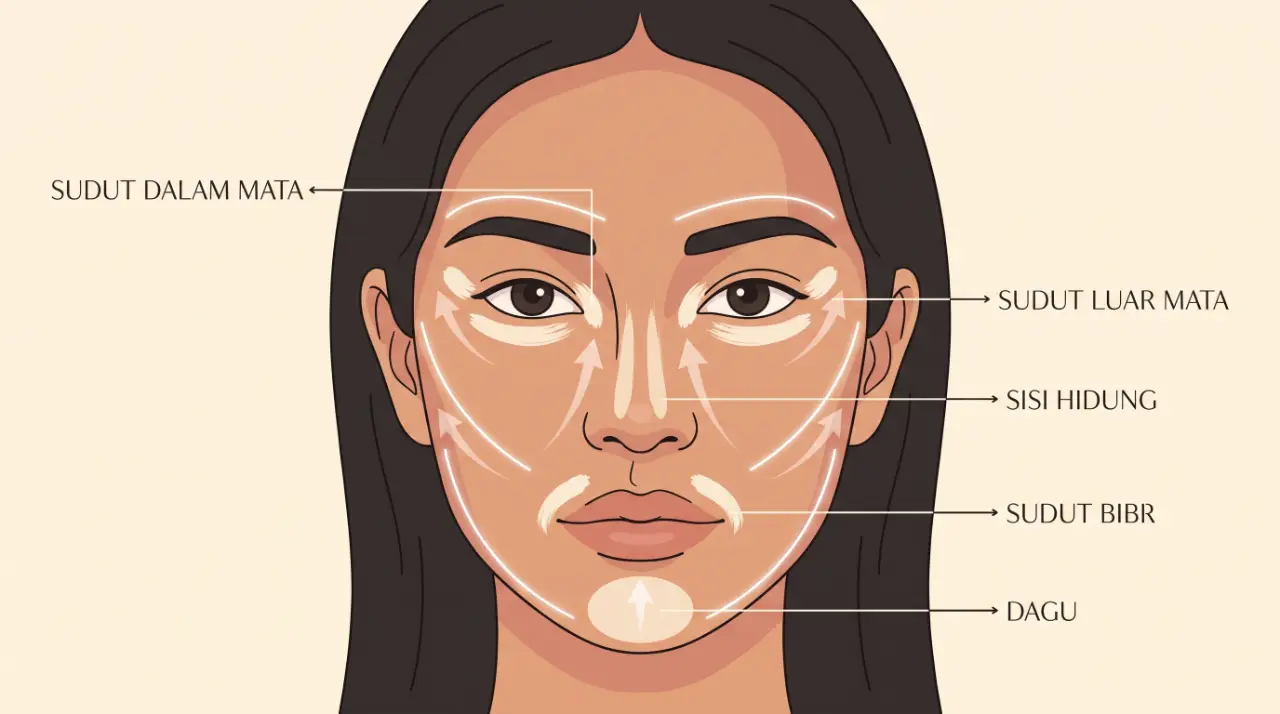 urutan makeup facelift