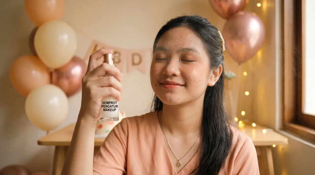 makeup ulang tahun remaja berjerawat
