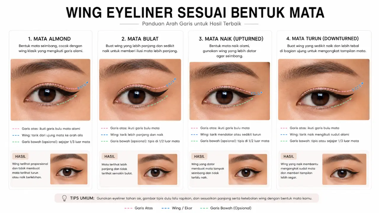 eyeliner sesuai bentuk mata